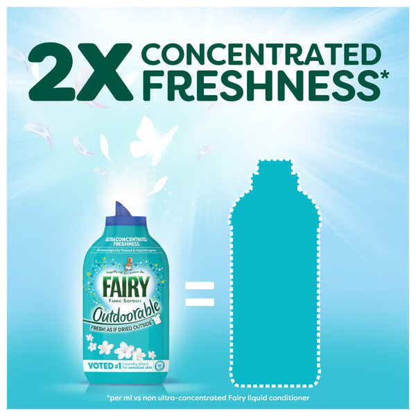 Fairy Outdoorable Fabric Softener, 285 Wash, 3.99L