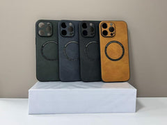Phone Case - High-End Leather Phone Cases That Are Shock-Resistant And Compatible with Magsafe, Designed for Various for iphone Models Including The 17 Pro Max, 17, Air, 16 Pro, 16, 15 Plus, 15 Pro, 14 Plus, 14 Pro Max, And The 11, 12, 13