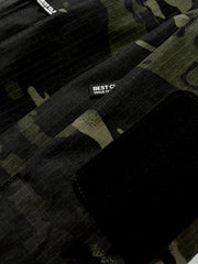 Men'S Outdoor Camouflage Jacket And Pants Set. Long Trousers, Cargo Pants for Men, Suitable for Spring And Autumn. Features Multiple Pockets, Zipper, And Mesh Fabric. Ideal for Fishing And Hiking