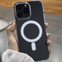 High-Definition Clear Magnetic Phone Cover Featuring a Non-Intrusive Screen Protector, Sturdy Back, And Flexible Edges. Designed to Prevent Falls, Compatible with Iphone 11 Through 17 Series, And Supports Mag-Safe!