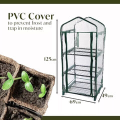 Greenhouse Indoor/Outdoor Use PVC Material Perfect to Storge Flower Pots, Plants