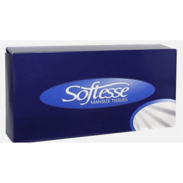Softesse Mansize 2 Ply Facial Tissue Boxes Soft Absorbent Paper Tissue Household