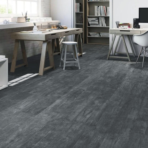 36-Piece Modern Grey Wood Effect PVC Self-Adhesive Flooring, 5.0m² Vinyl Floor Tiles for Living Room, Bedroom, Kitchen