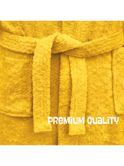 Mens and Ladies Shawl Collar Bathrobe 100% Egyptian Cotton Unisex Shawl Collar Dressing Gown Terry Towelling Bathrobe One Size