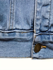 Men's Casual Slim Jacket Vintage Lapel Denim Jacket