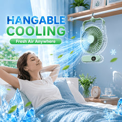 2026 Upgraded USB Desktop Fan with Smart Digital Display And Ultra-Quiet Airflow for Office, Home, Study, And Gift Choice