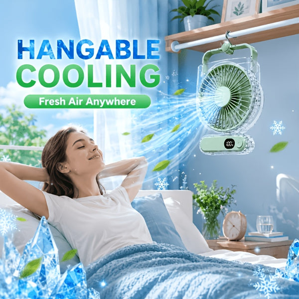 2026 Upgraded USB Desktop Fan with Smart Digital Display And Ultra-Quiet Airflow for Office, Home, Study, And Gift Choice