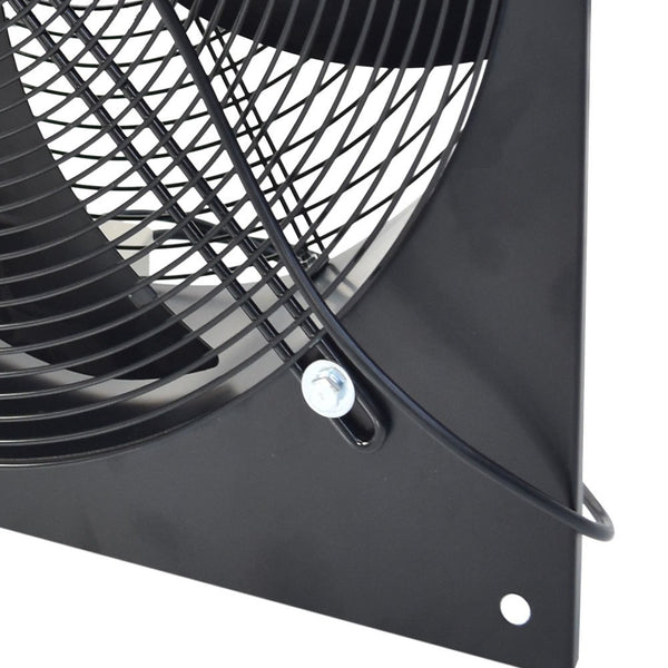 1pc 300mm Humidity Control Quiet Bathroom Kitchen Extractor Fan L37xW37CM inch Shower Wall or Ceiling Mounted Ventilation for Ducting Quiet Toilet Exhaust Fan with Governor Switch