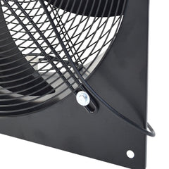 1pc 300mm Humidity Control Quiet Bathroom Kitchen Extractor Fan L37xW37CM inch Shower Wall or Ceiling Mounted Ventilation for Ducting Quiet Toilet Exhaust Fan with Governor Switch