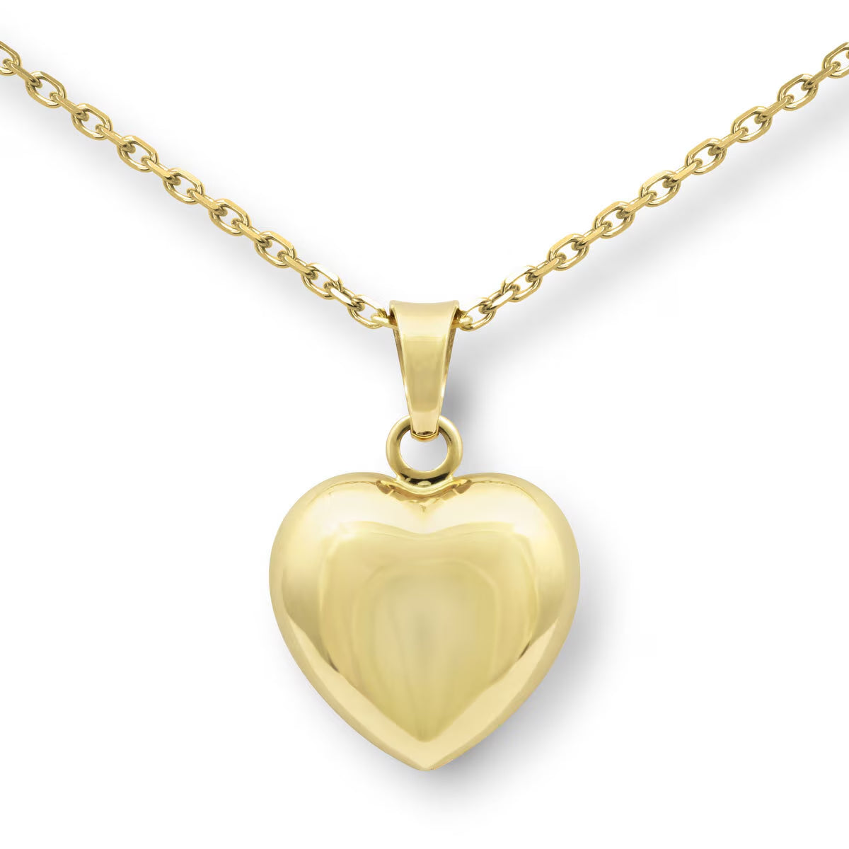 14Ct Yellow Gold Heart Pendant