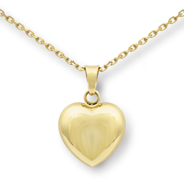14Ct Yellow Gold Heart Pendant