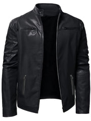 Men'S Biker Jacket for Fall Winter
