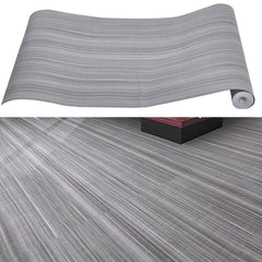 Vinyl Peel and Stick Wood Grain Floor Tile, 61cmx10m Self-Adhesive Vinyl Flooring Roll, Thicken Wear-Resistant Wallpaper Roll for Home Decor Floor & Wall Renovations, Pearl Marble
