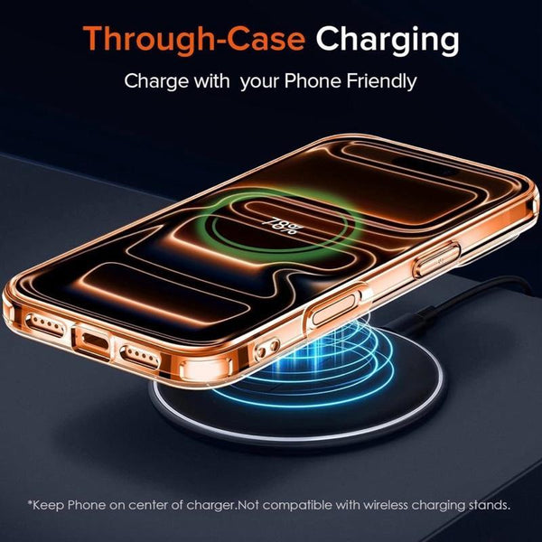 IPhone 17 Meg-Safe Phone Case Anti-Scratch Slim Phone Case Cover- Clear