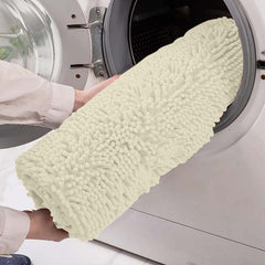 1pc Soft Chenille Bath Mat – Durable Chenille Rug with Non-Slip Backing, Stylish Bathroom Rug, Machine Washable Bath Mat, Non-Slip Area Rug for Shower Room & Home Use