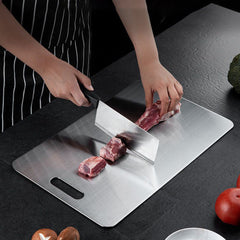 1PC Titanium Cutting Board Double-Sided Titanium Chopping Boards for Kitchen Camping