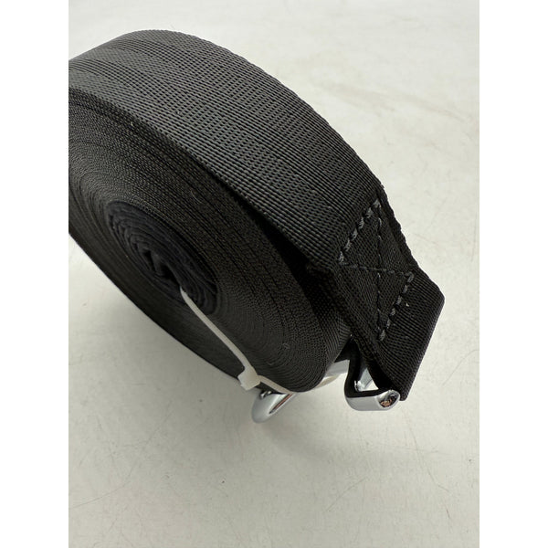 65ft 20m Long Dog Training Leads Obedience Recall Leash Large 25mm Wide in Black