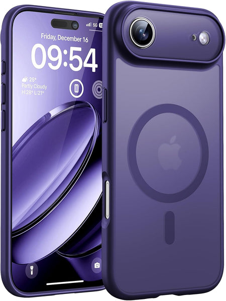 TOCOL Magnetic for Iphone 17 Pro Max Case 6.9-Inch, Compatible with Magsafe, Full Camera Protection, Built-In Magnetic Ring, Drop Protection Shockproof Translucent Matte Phone Cover