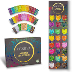 Creano Organic Herbal Tea Gift Set - 27 Organic Tea Bags in 9 Different Varieties - Tea Sampler - 54G*