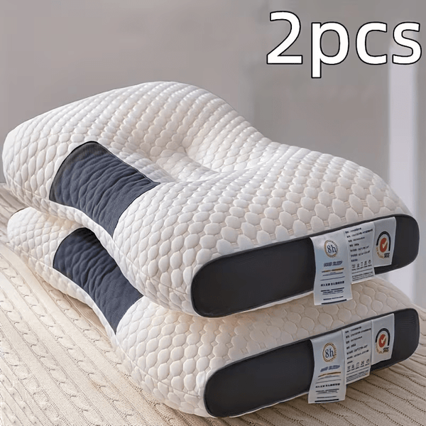 1/2pcs Sleep Pillow, Hotel Style Design, Soft High Bounce Non-Collapsing Pillow, Hypoallergenic, Zipper Closure, Machine Washable, Breathable & Comfortable, All-Season Multipurpose Bed Pillow for Adults