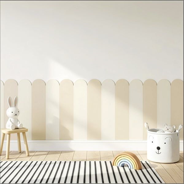 20Pcs Modern Minimalist Arch Pattern Self-Adhesive Wall Stickers Peel-and-Stick Removable and Interchangeable Home Decor for Living Room, Entryway, Bedroom, and More Easy to Install