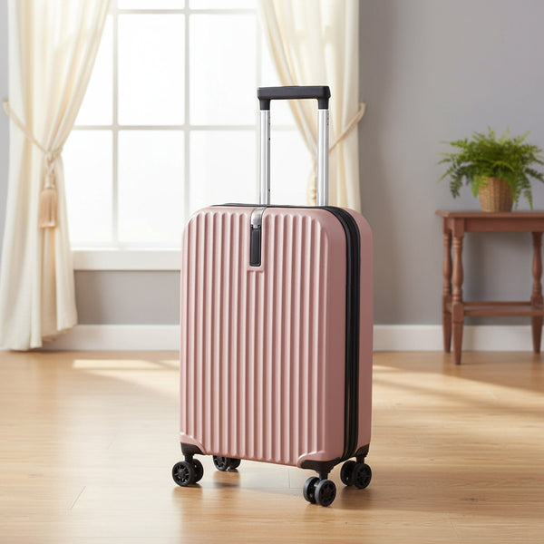 Foldable 20 Inch Trolley Luggage, Compact Carry-On Travel Suitcase, Durable Collapsible Luggage with Adjustable Handle, Ideal for Holiday Vacations, Train Journeys and Easy Storage At Home, 1pc