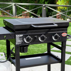 Char-Griller 3 Burner Flat Iron Gas Griddle Plancha BBQ
