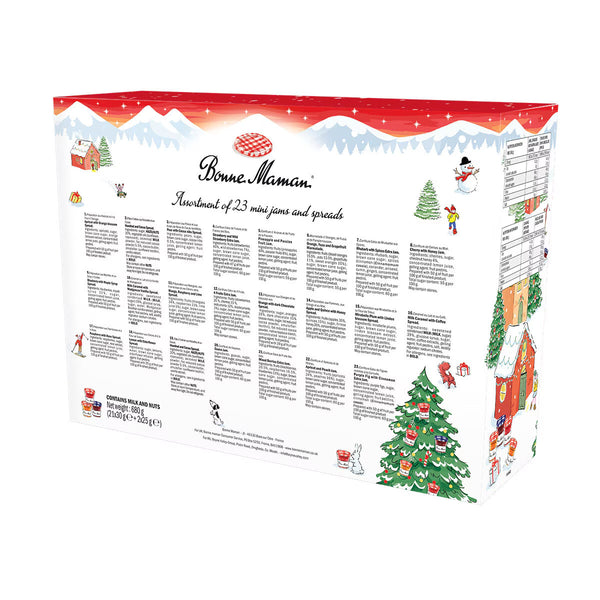Bonne Maman Advent Calendar, 21 X 30G & 2 X 25G
