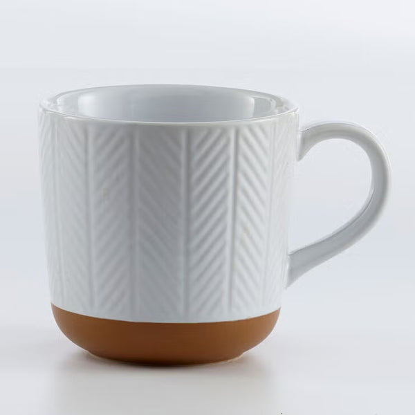 Mesa Ceramic Mug Set, 350Ml, 6 Pack