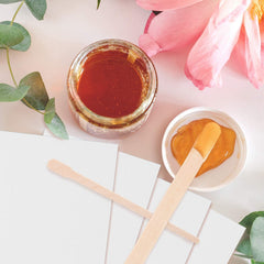 100pcs Wooden Waxing Sticks Spatulas For Hair Removal Smooth Applicator Sticks For Face Body And Eyebrow Wax