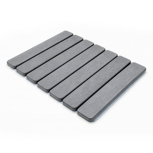 Stone Kitchen Countertop Drain Mat, Foldable Diatomaceous Earth Dish Drain Mat, Suitable for Bowls, Plates, And Cups, 40 X 30 Cm