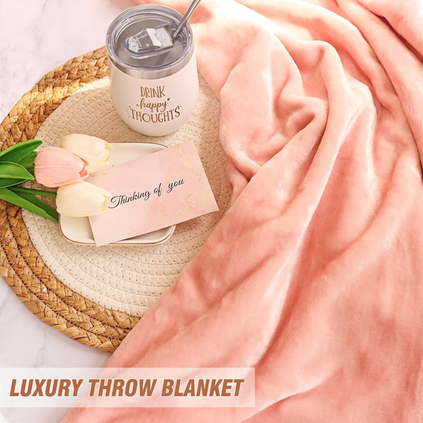 NILZENS Gifts for Women, Mom, Wife, Mum, Girlfriend, Best Friend, Her Happy Birthday, Mothers Day, Get Well Soon, Gift Spa Basket Set, Hamper Box, Tumbler, Bath Care Kit Pamper Sweet Present (SET1)