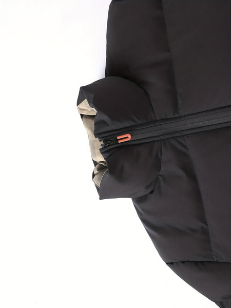 2026 New Men's Winter Warm Jacket | Stand Collar Windproof Thickened Winter Coat, Valentine's Day Gift, Versatile for Commuting and Casual Wear, Available in Blue/Beige/Black, Christmas Outdoor Warm New Men's Clothing for Camping,