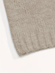 A Soft And Cozy Short Sweater with a Laid-Back Vibe, Perfect for Versatile Styling