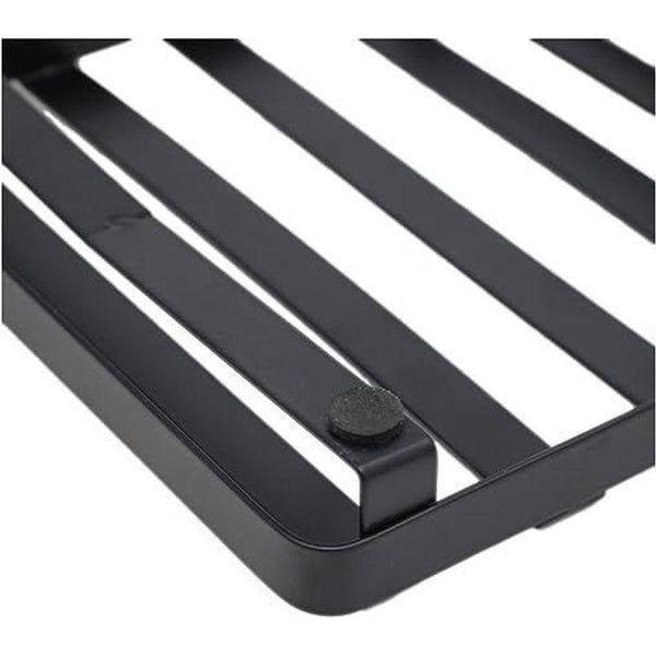 Black Flat Iron Metal Heat Resistant Pot Stand Trivet Kitchen Organiser Accessory Outdoors Racks
