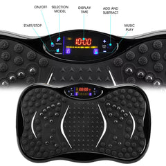 Power Vibration Plate Exercise Machine – 99 Levels & 10 Modes, Bluetooth, Remote ControlHome Fitness & Weight Loss Equipment | Full-Body Workout, Fat Burning & Muscle Toning