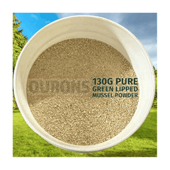 Green Lipped Mussel Powder for Dogs – 130g Natural Joint Health Supplement