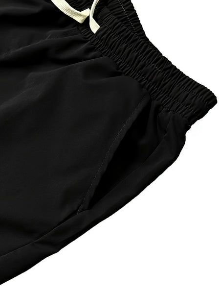 Men's Three-pc Cargo Pants, Solid Color Multi-Pocket Casual Outdoor Sports Trousers, Suitable for Spring, Summer, and Autumn
