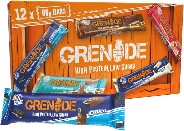 Grenade OREO Protein Bar - High Protein, Low Sugar, 12 X 60 G
