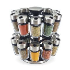 Cole & Mason 20 Jar Filled Spice Rack Carousel