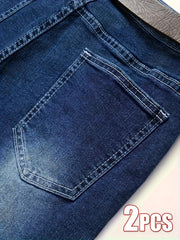 Two-Pack Men's Denim Shorts