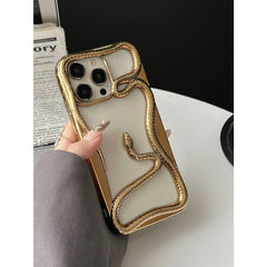 Luxury Snake Phone Case For iPhone 17 16 15 14 13 12 11 Pro Max Shockproof