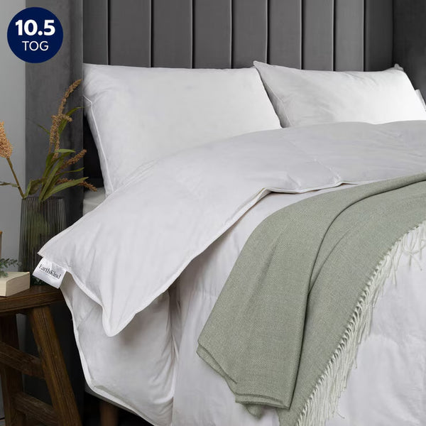 Earthkind™ Recycled Feather & down 10.5 Tog Duvet, in 4 Sizes
