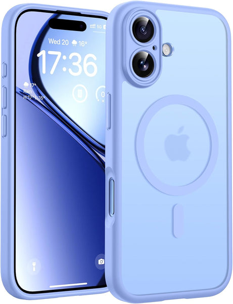 TOCOL Magnetic for Iphone 17 Pro Max Case 6.9-Inch, Compatible with Magsafe, Full Camera Protection, Built-In Magnetic Ring, Drop Protection Shockproof Translucent Matte Phone Cover
