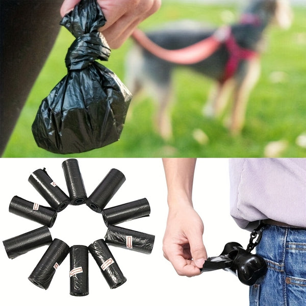 50 Rolls Dog Poop Bag, Portable Pet Waste Bag Refill Rolls, Thickened Leak Proof Pet Garbage Bags, Pet Cleaning Supplies Open-top Garbage Bag, Pet Waste Bags for Indoor & Outdoor Use