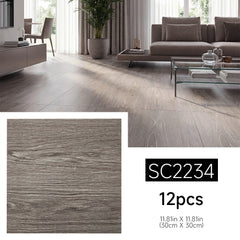 Marble Floor Tiles Self Adhesive, Vinyl Flooring Peel and Stick Floor Tiles Waterproof for Kitchen Living Room and Bathroom DIY Flooring 30x30cm 12pcs (1.08㎡)