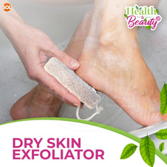 SOL 8pk Natural Pumice Stone for Feet | Callus Remover & Foot Scrubber | Exfoliating Stone for Dead Skin, Hard Skin, and Cracked Heels | Gentle Foot Buffer for Smooth, Soft, Healthy Skin