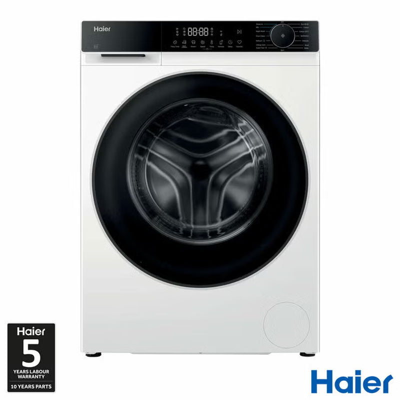 Haier X5 HW90-BP14357TUUK, 9Kg Washing Machine, a Rated in White