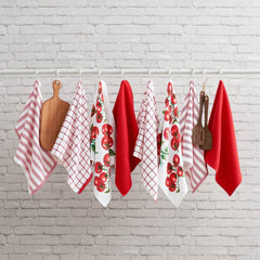 Caro Home Kitchen Towels 8 Pack, in 3 Designs