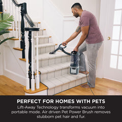 Shark anti Hair Wrap plus Upright Pet Vacuum with Lift-Away, NZ780UKT